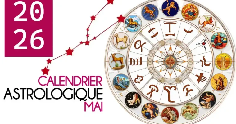 Calendrier astrologique de mai 2026